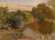 Walter Withers The Yarra below Eaglemont Spain oil painting artist